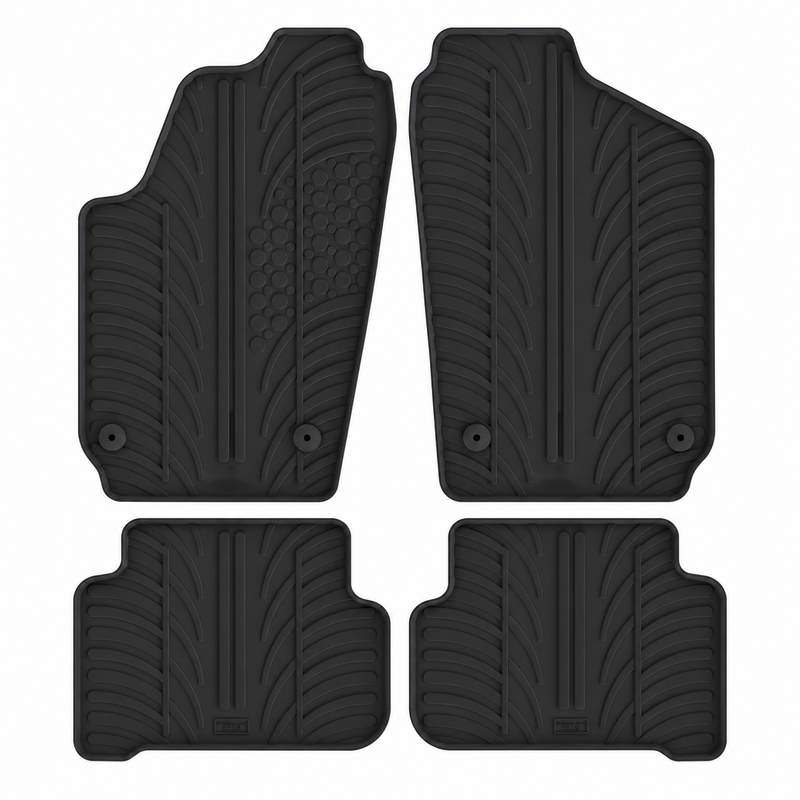 Tapis auto en caoutchouc pour VW Polo (2009-2017)