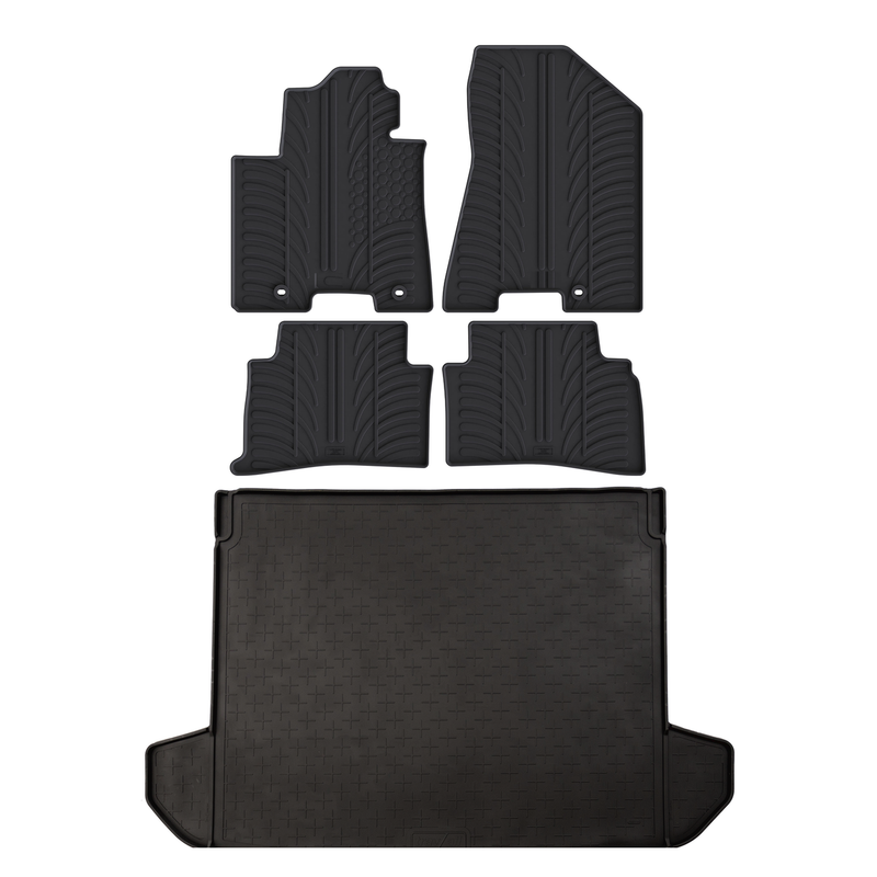 Pack tapis de coffre et tapis auto en caoutchouc pour Kia Sportage (2015-2022)