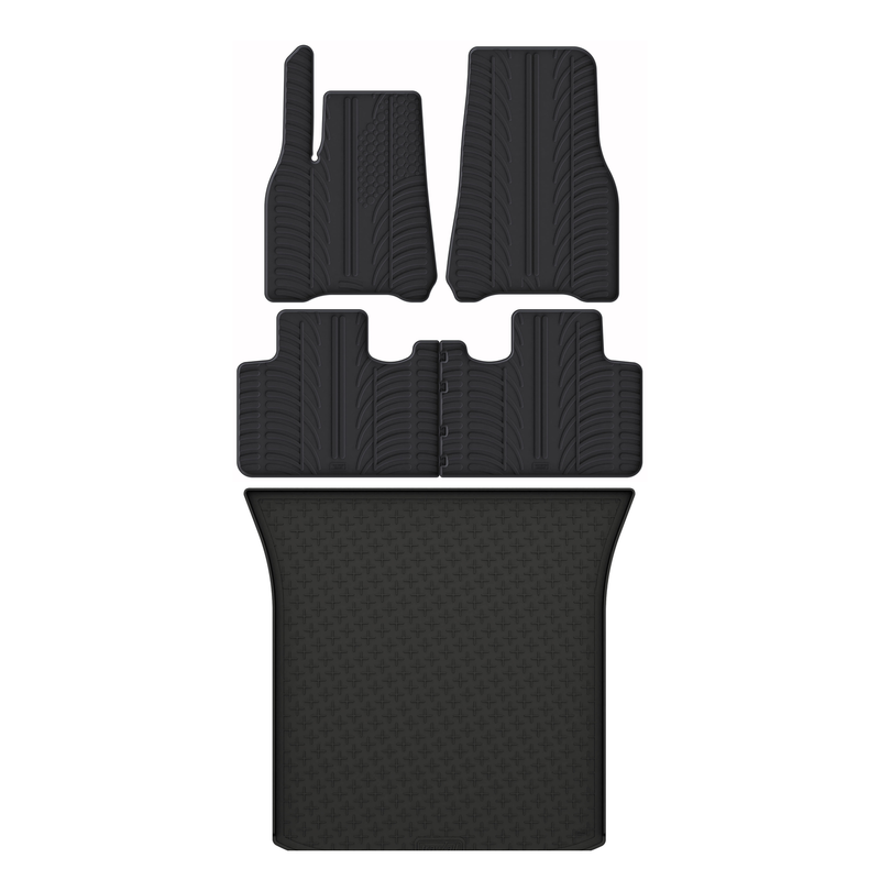 Pack tapis de coffre et tapis auto en caoutchouc pour Tesla Model Y (2020-2025)