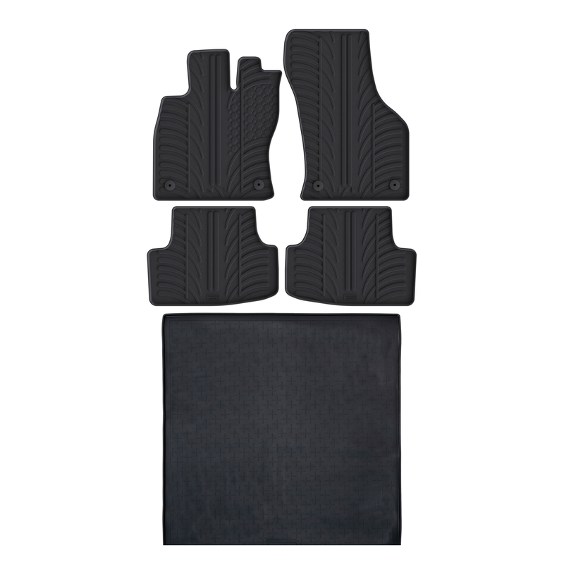 Pack tapis de coffre et tapis auto en caoutchouc pour VW Golf (2020-)